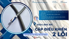 Báo Giá Cáp Điều Khiển 2 Lõi Mới Nhất Tại Đà Nẵng, Khánh Hòa, Gia Lai 