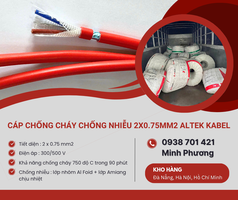 Cáp chống cháy chống nhiễu 2x0.75mm  Altek Kabel - Báo giá, ứng dụng mới nhất 2026 