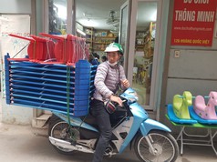 Giường lưới,giường chống nóng mầm non. 