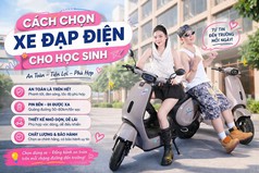 Chia sẻ cách chọn xe đạp điện cho học sinh   kinh nghiệm thực tế 