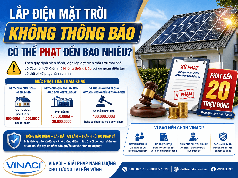 Phạt tiền nếu lắp điện mặt trời không thông báo 