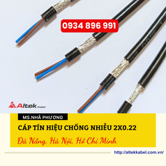 Báo Giá Cáp 2 Lõi 0.22 mm2 Tại Hải Phòng, Quảng Ninh, Bắc Ninh   Altek Kabel Chính Hãng...