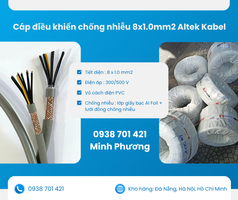 Cáp điều khiển chống nhiễu 8x1.0mm2   Báo giá mới nhất, hàng chính hãng 