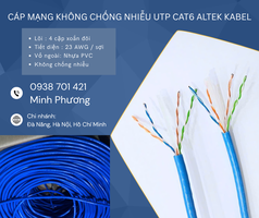 Cáp mạng UTP Cat6 không chống nhiễu   Giải pháp tiết kiệm cho hệ thống mạng 