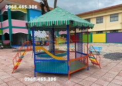 Nhà banh mầm non, nhà banh lục giác 