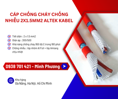 Cáp chống cháy chống nhiễu 2x1.5mm2: Báo giá   ứng dụng mới nhất 2026 