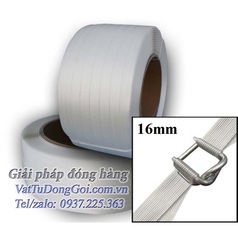 Dây đai Composite 16mm cuộn dài 850 mét chắc như dây đai thép, chịu được tải trọng hàng lớn 