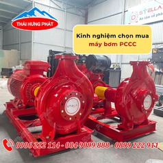 Bỏ túi kinh nghiệm chọn mua máy bơm PCCC hiệu quả 