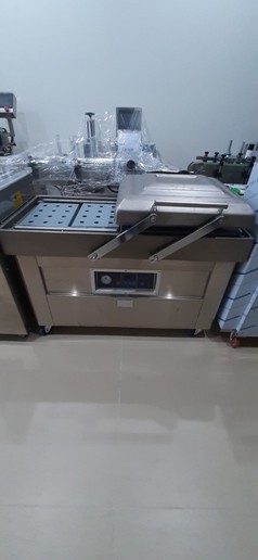 Máy đóng gói hút chân không buồng đôi, máy hút chân không hải sản, máy hút chân không thực phẩm...