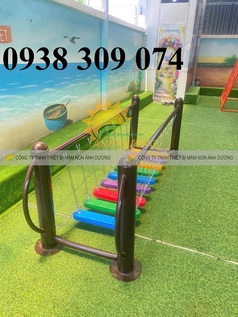 Cầu thăng bằng dao động mầm non,bộ vận động thăng bằng 
