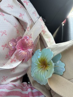 Kẹp hoa râm bụt 