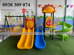 Cầu trượt liên hoàn xích đu lớn, cầu trượt liên hoàn giá rẻ 