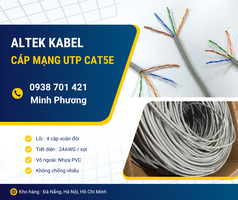 Cáp mạng không chống nhiễu UTP CAT5e giá tốt cho camera và internet 