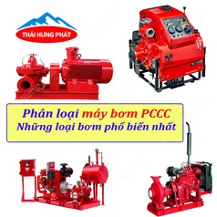 Phân loại máy bơm PCCC: Những loại bơm phổ biến nhất 