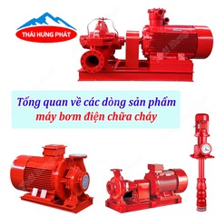 Tổng quan về các dòng sản phẩm máy bơm điện chữa cháy 