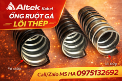 Chuyên cung cấp ống ruột gà lõi thép bọc nhựa dùng cho hệ thống điện dân dụng và công nghiệp...