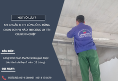 Đơn vị nhà thầu uy tín có kinh nghiệm lắp và Thi công ống đồng âm tường 