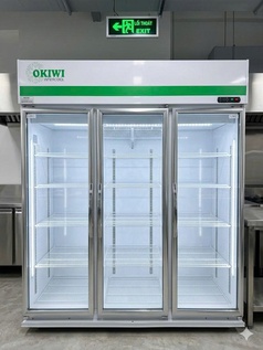 Thanh lý tủ mát 3 cánh - Okiwi intercool - 1576 lít - tủ xinh - dung tích khủng. 