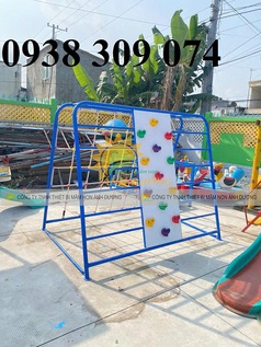 Bộ vận động thang leo giá rẻ ,vách dây, leo núi đa năng 