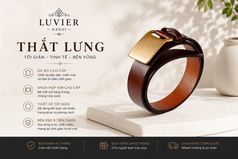 Thắt Lưng Cao Cấp Luvier   Điểm Nhấn Tinh Tế 