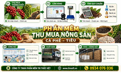 Phần mềm thu mua cà phê - tiêu 