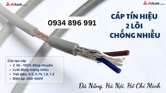 Cung Cấp Cáp Tín Hiệu 2x1.5 2x1.0 2x0.75 2x0.5 Tại Bình Định, Gia Lai 