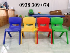 Ghế nhựa mầm non,ghế gỗ mầm non,ghế nhựa có tay vịn nhà trẻ 