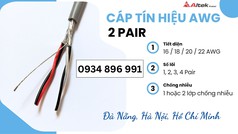 Cáp Tín Hiệu 2 Pair Giá Cạnh Tranh   Phân Phối Gia Lai, Kon Tum, Đắk Lắk 
