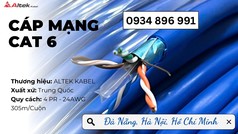 Cung Cấp Cáp Mạng Altek Kabel Cat6 Tại Quảng Nam, Quảng Ngãi, Bình Định   Giá Cạnh Tranh 