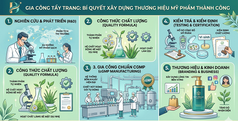 Gia công tẩy trang - xu hướng được nhiều thương hiệu mỹ phẩm lựa chọn 