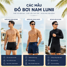 Đồ Bơi Nam Lunii   Lựa Chọn Hoàn Hảo Cho Mùa Hè Năng Động 