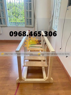 Bộ vận động thăng bằng mầm non, cầu thăng bằng giao động mầm non 