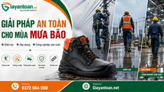 Mùa mưa bão 2026   honeywell ra mắt giày bảo hộ chống nước   chịu nhiệt cực cao...