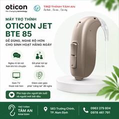 Máy trợ thính Oticon Jet BTE 85   dễ dùng, nghe rõ hơn cho sinh hoạt hàng ngày 