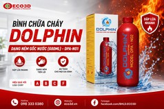 Bình Chữa Cháy DOLPHIN Dạng Ném Gốc Nước  680ML 