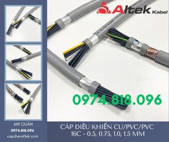 Altek Kabel: Cáp điều khiển 16 lõi Rvv, Rvvp 