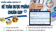 Phần mềm quản lý dược phẩm theo chuẩn GDP 