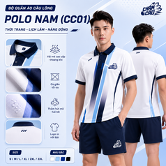 Áo PoLo Cầu Lông Chạm Cầu 