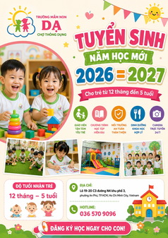 Trường Mầm non Dạ   Chợ Thông Dụng   Đồng hành cùng những năm tháng đầu đời của...