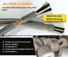 Cáp điều khiển không chống nhiễu 16x0.75mm  chính hãng Altek Kabel Đà Nẵng, Huế 
