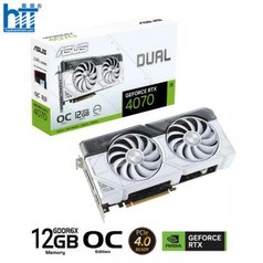 Card màn hình ASUS Dual GeForce RTX 4070 White OC Edition 12GB 
