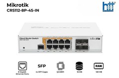 Switch Mikrotik CRS112-8P-4S-IN 