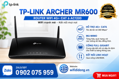 Bộ phát TP-Link Archer MR600 siêu tốc độ 