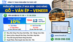 Ưu đãi cài đặt phần mềm kinh doanh gỗ tự nhiên, ván ép, veneer 