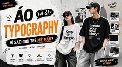 Áo Typography   Khi những con chữ trở thành điểm nhấn thời trang 