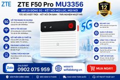Bộ phát WiFi 5G ZTE F50 Pro MU3356 