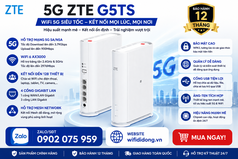 Bộ phát wifi 5G ZTE G5TS siêu tốc 