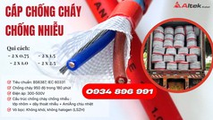 Cáp Tín Hiệu Chống Nhiễu 2x0.75mm  Altek Kabel   Phân Phối Khánh Hòa, Bình Định, Phú Yên 