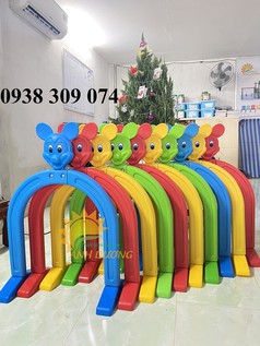Cung chui mầm non, cổng chui mầm non, hang chui cầu trượt mầm non 