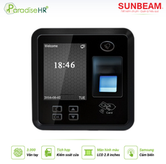 Máy chấm công vân tay và kiểm soát cửa Sunbeam J28 Đen 